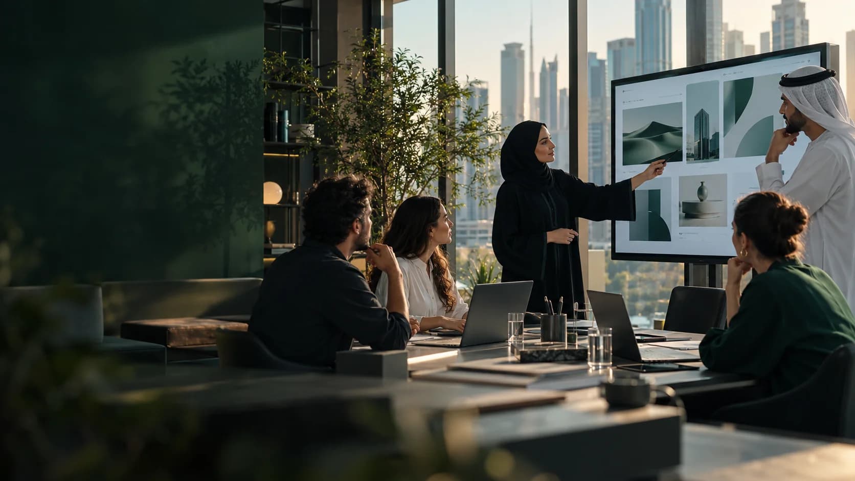 Digital product workshop at a Dubai studio