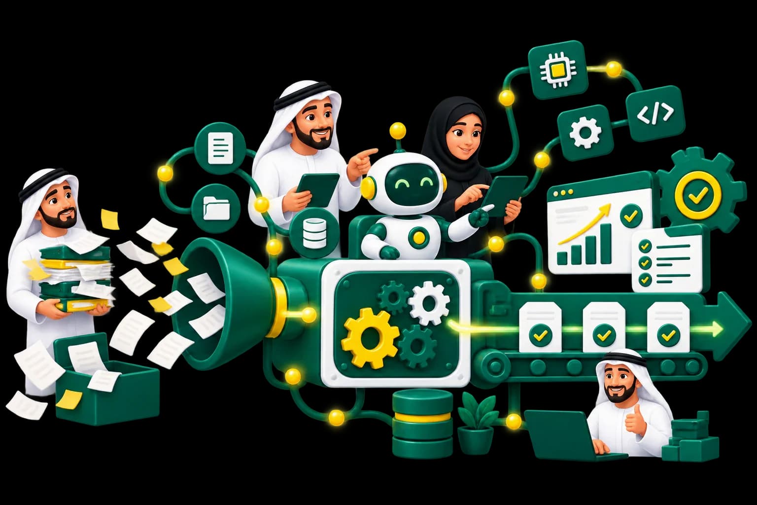 Custom Software Development in Dubai, UAE visual by Destpeka Digital