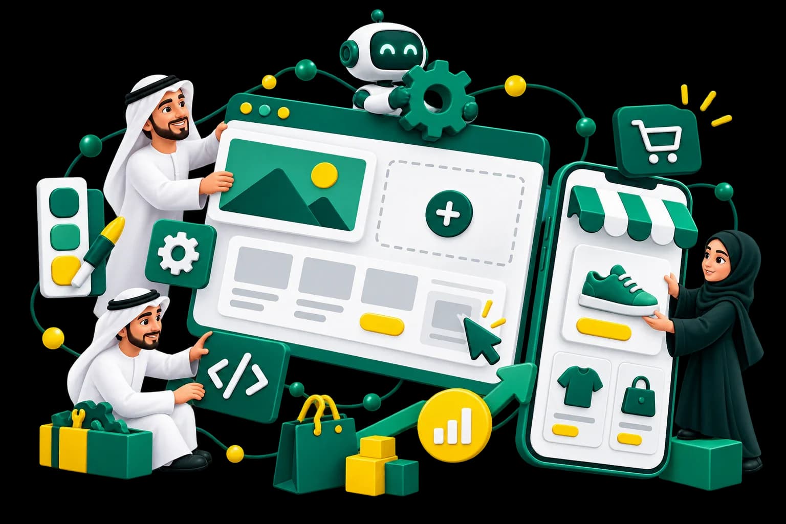 Web Design & Development in Dubai, UAE visual by Destpeka Digital